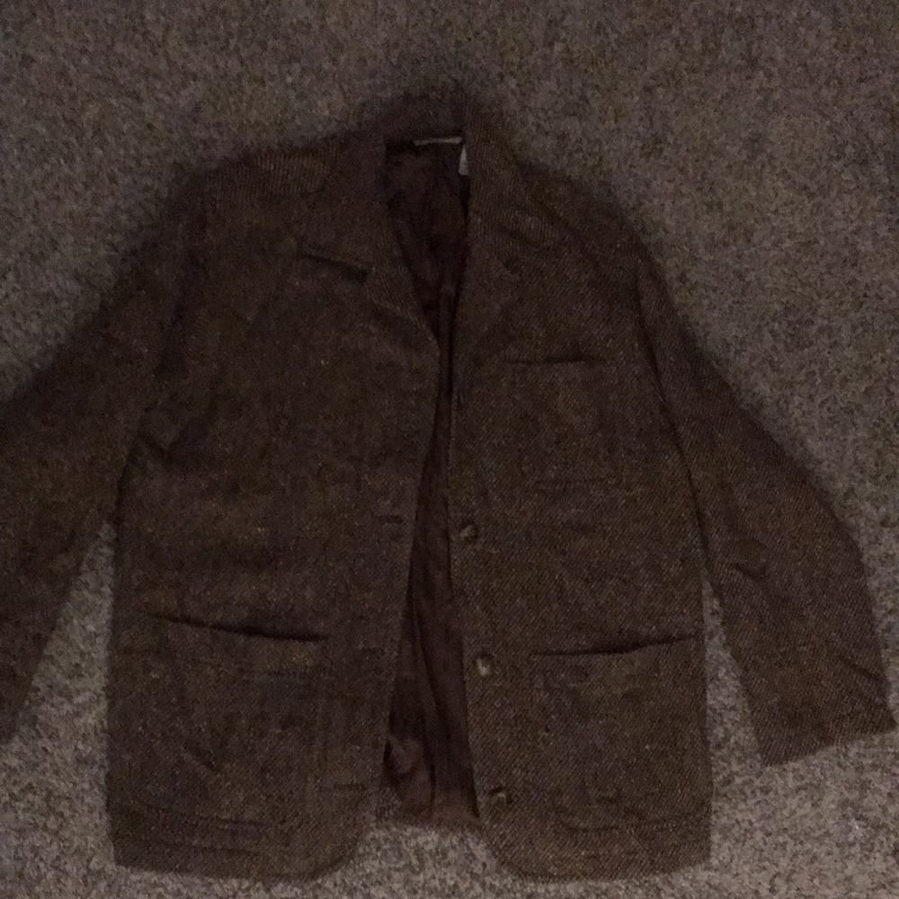 Brown tweed blazer